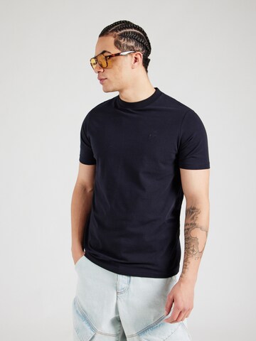 T-Shirt Karl Lagerfeld en bleu : devant