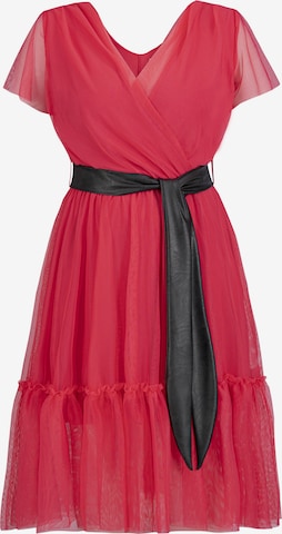 Karko Evening Dress 'ASIA' in Red: front