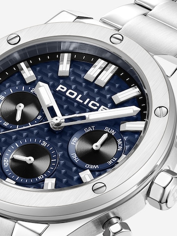 POLICE Analoog horloge 'Polysh' in Zilver