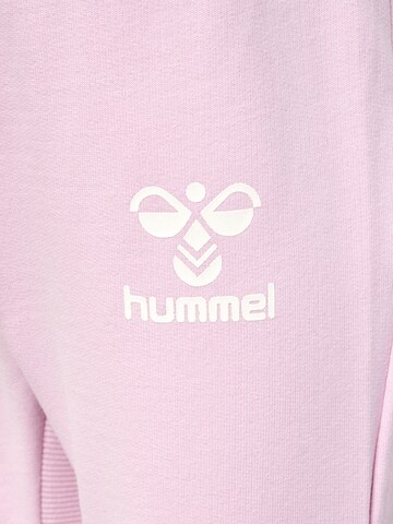 Hummel Tapered Sportbroek 'Apple' in Roze