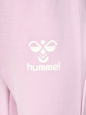 Hummel Tapered Sporthose 'Apple' in Pink