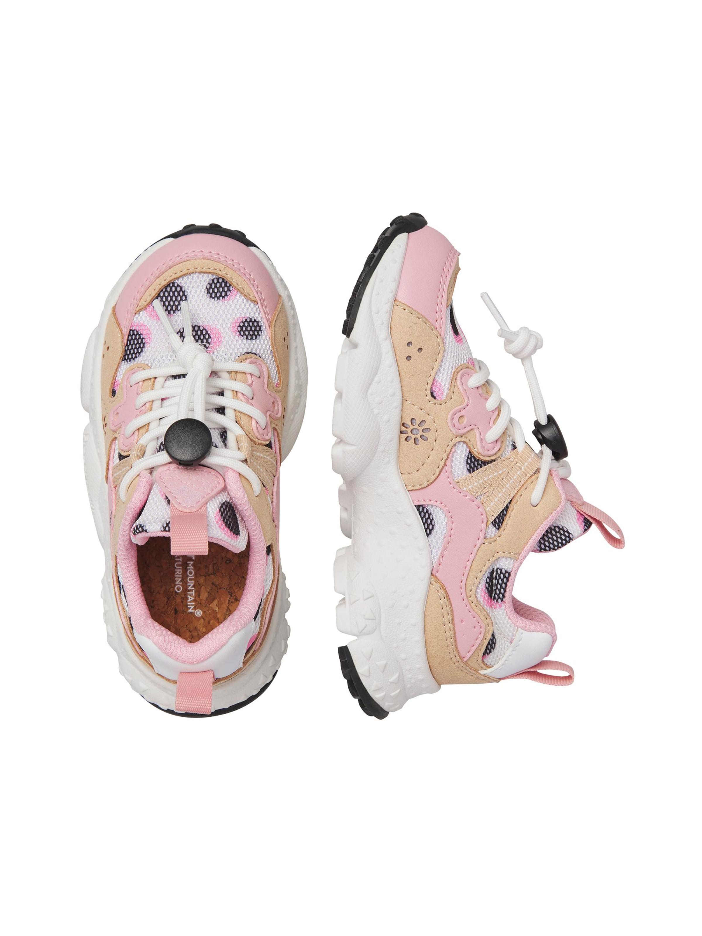 Baskets 'YAMANO 3 JUNIOR.' NATURINO en rose