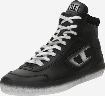 Sneaker alta 'LEROJI' di DIESEL in nero: frontale