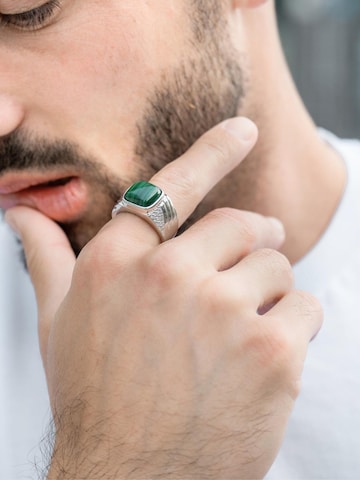 GT Collection Ring  'MALACHITE' in Silber