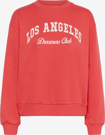 Sweat-shirt 'Hazel' Kaffe en rose : devant
