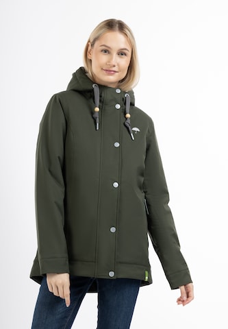 Schmuddelwedda Weatherproof jacket in Green: front