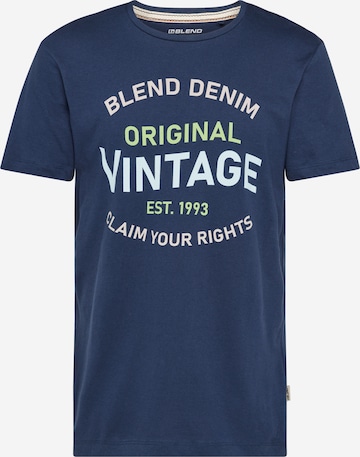 BLEND T-Shirt in Blau: predná strana