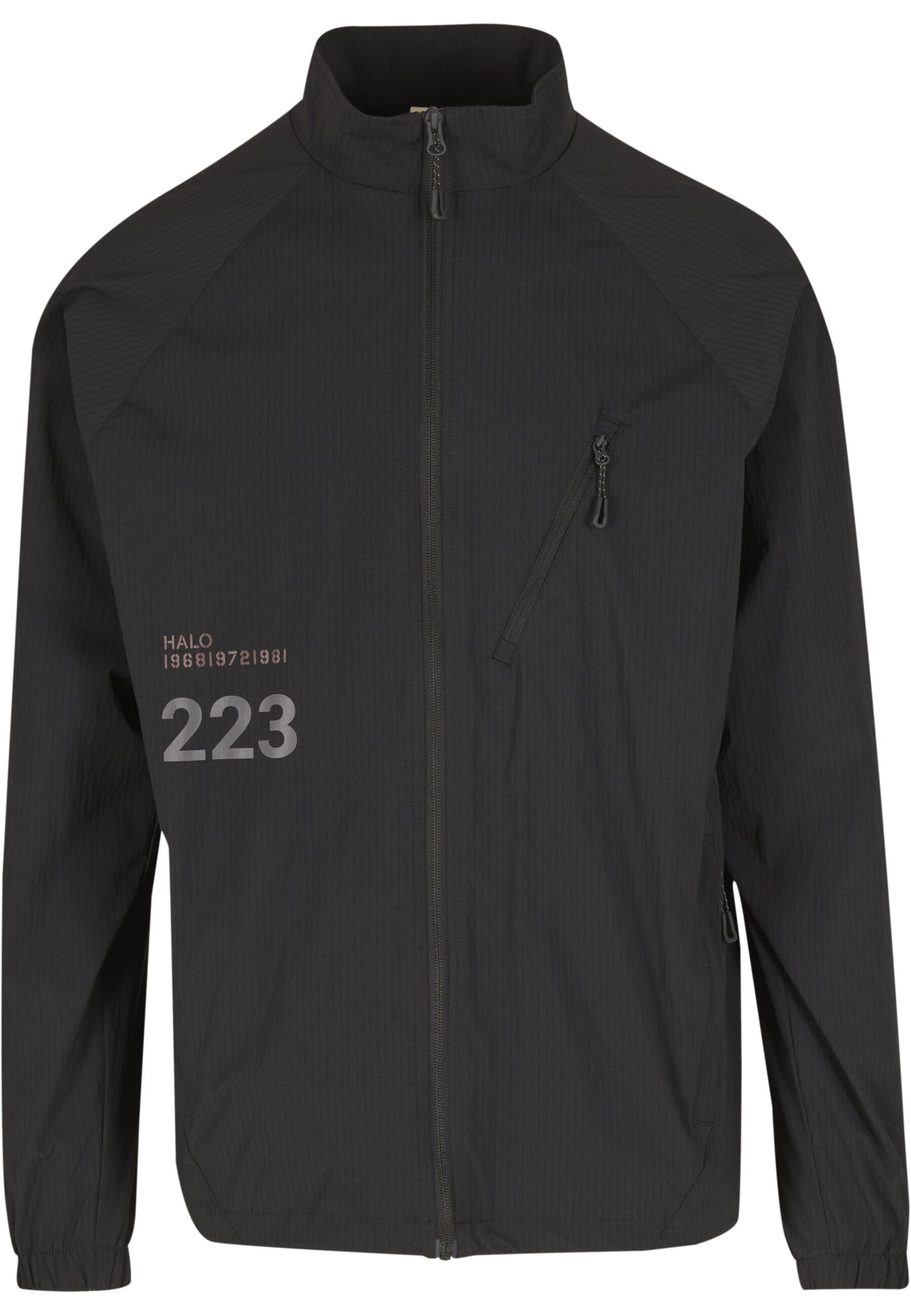 HALO Jacke 'Steel' in Schwarz: Vorderseite