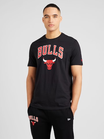 juoda NEW ERA Marškinėliai 'NOS NBA CHIBUL': priekis