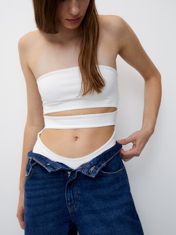 Shirtbody Pull&Bear en blanc