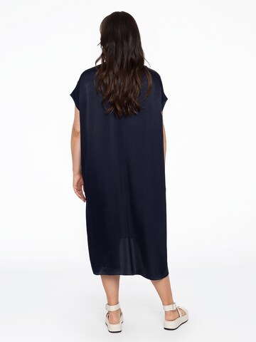 Yoek Dress in Blue