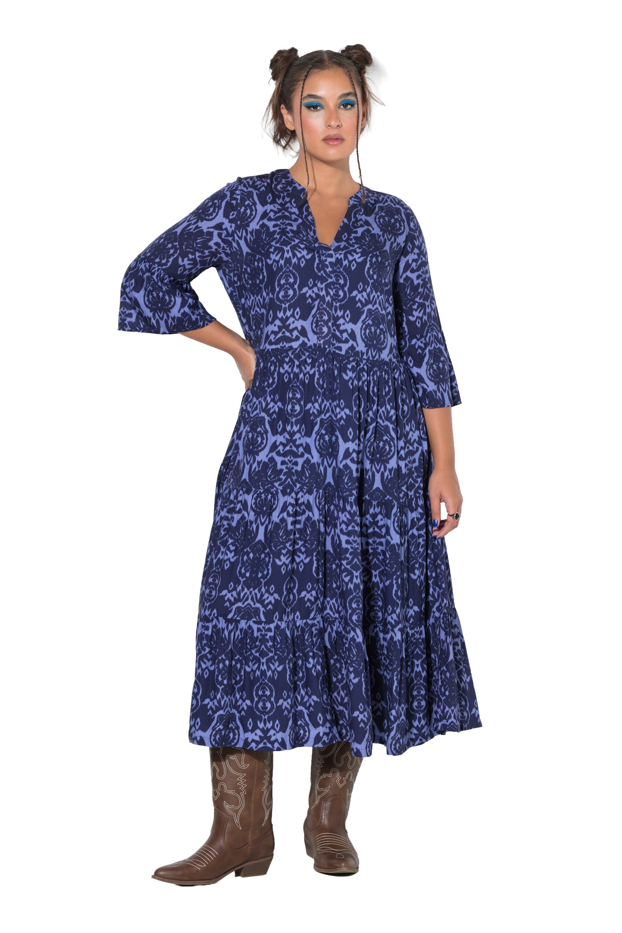 Studio Untold Kleid in Blau: Vorderseite