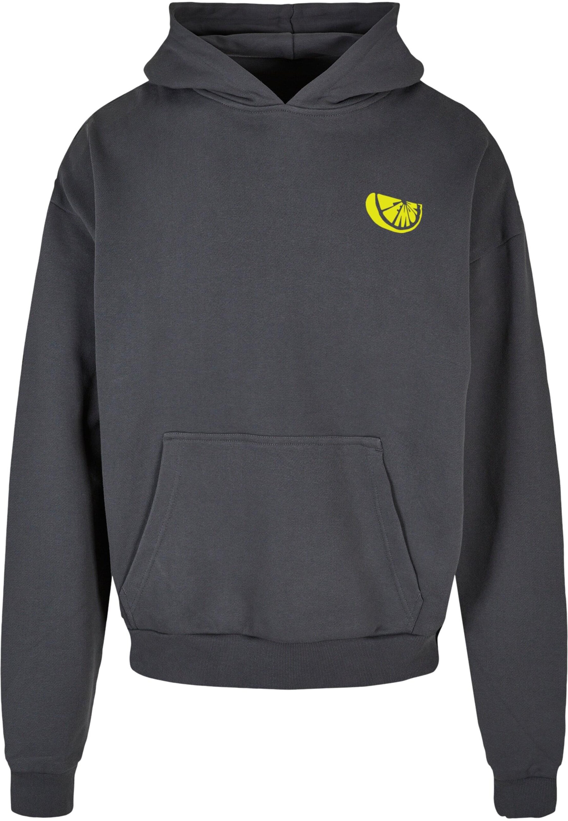Sweat-shirt 'Lemon' Merchcode en gris : devant