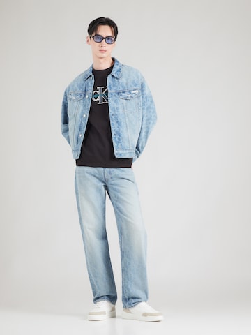 T-Shirt Calvin Klein Jeans en marron