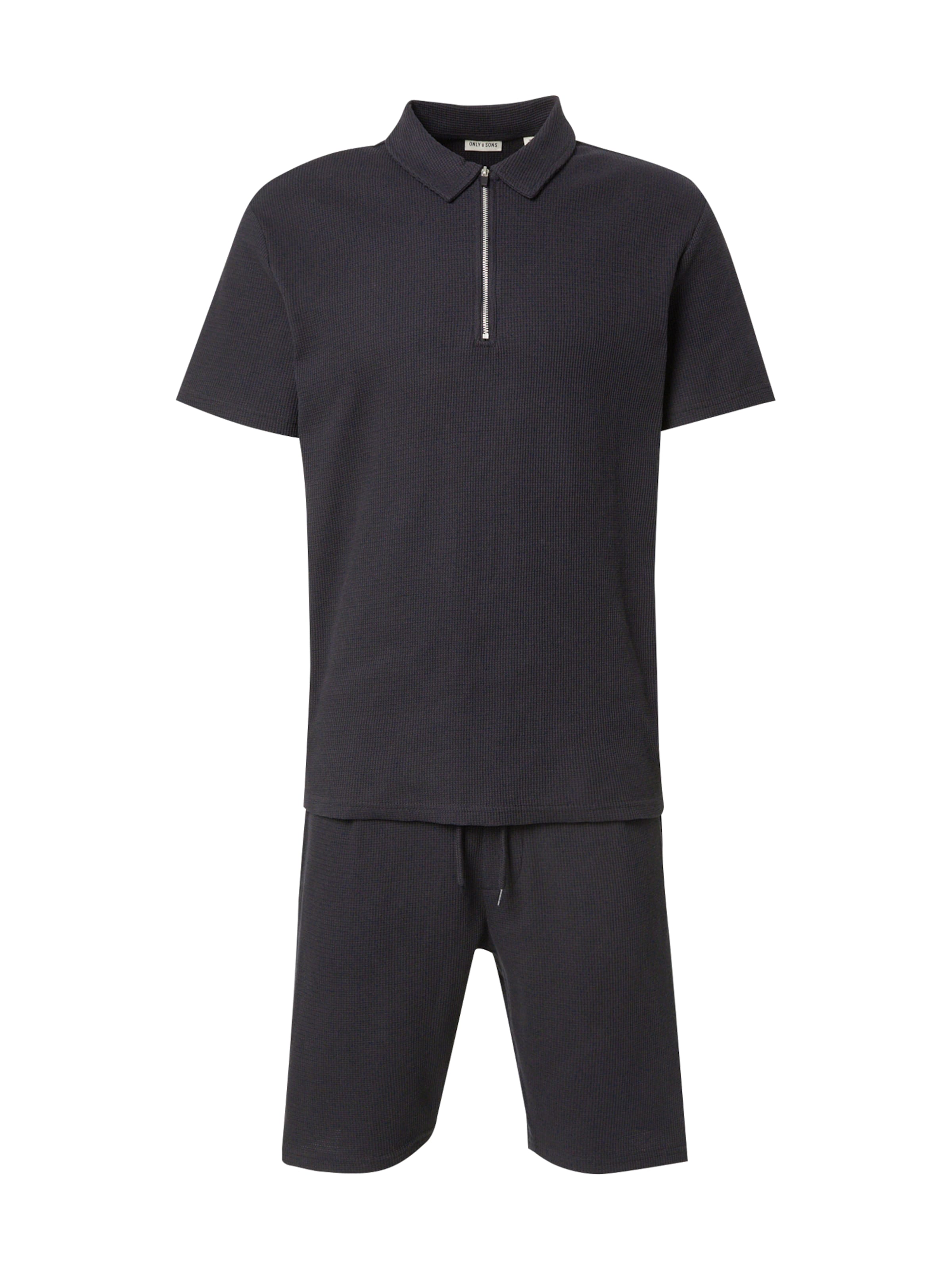 Trening 'ONSCAL' de la Only & Sons pe negru: față