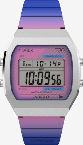 TIMEX Digital Watch 'Lab T80 ' in Blue: front