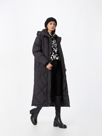 Nasty Gal Winter coat in Black