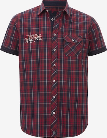 Jan Vanderstorm Hemd 'Emyls' in Rot: Vorderseite