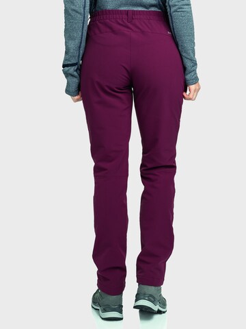 Schöffel Regular Outdoor trousers in Red