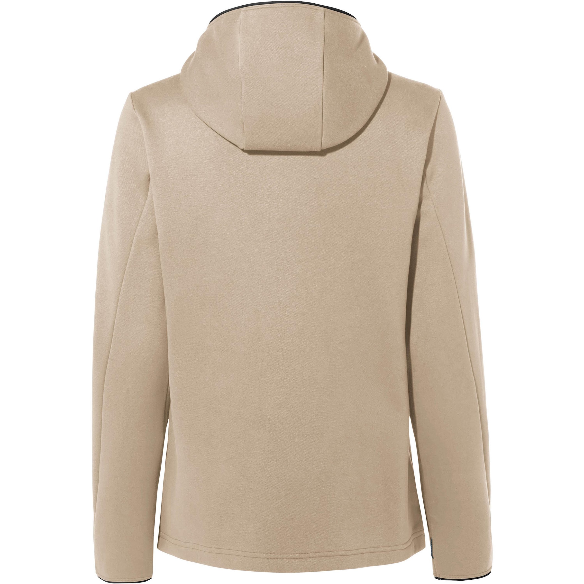 VAUDE Athletic Fleece Jacket 'Idris' in Beige