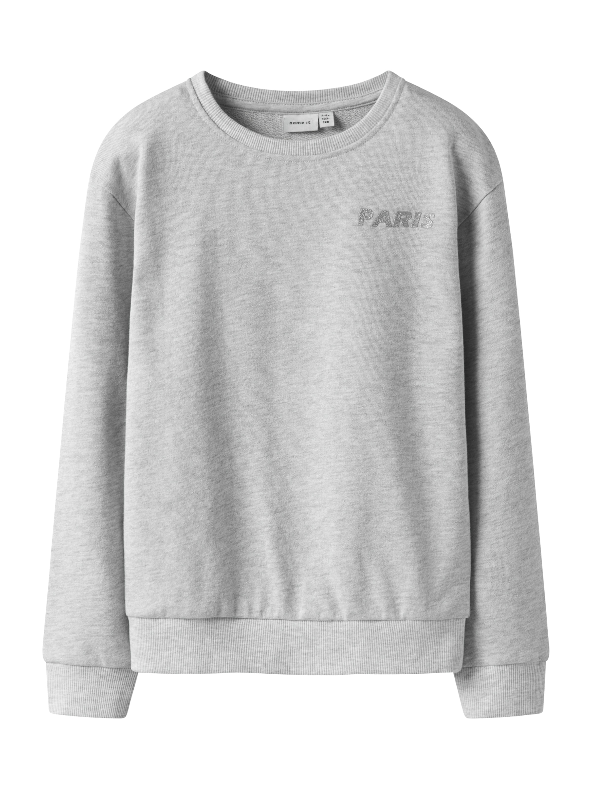 NAME IT Mikina 'NKFTilde' – šedá: přední strana