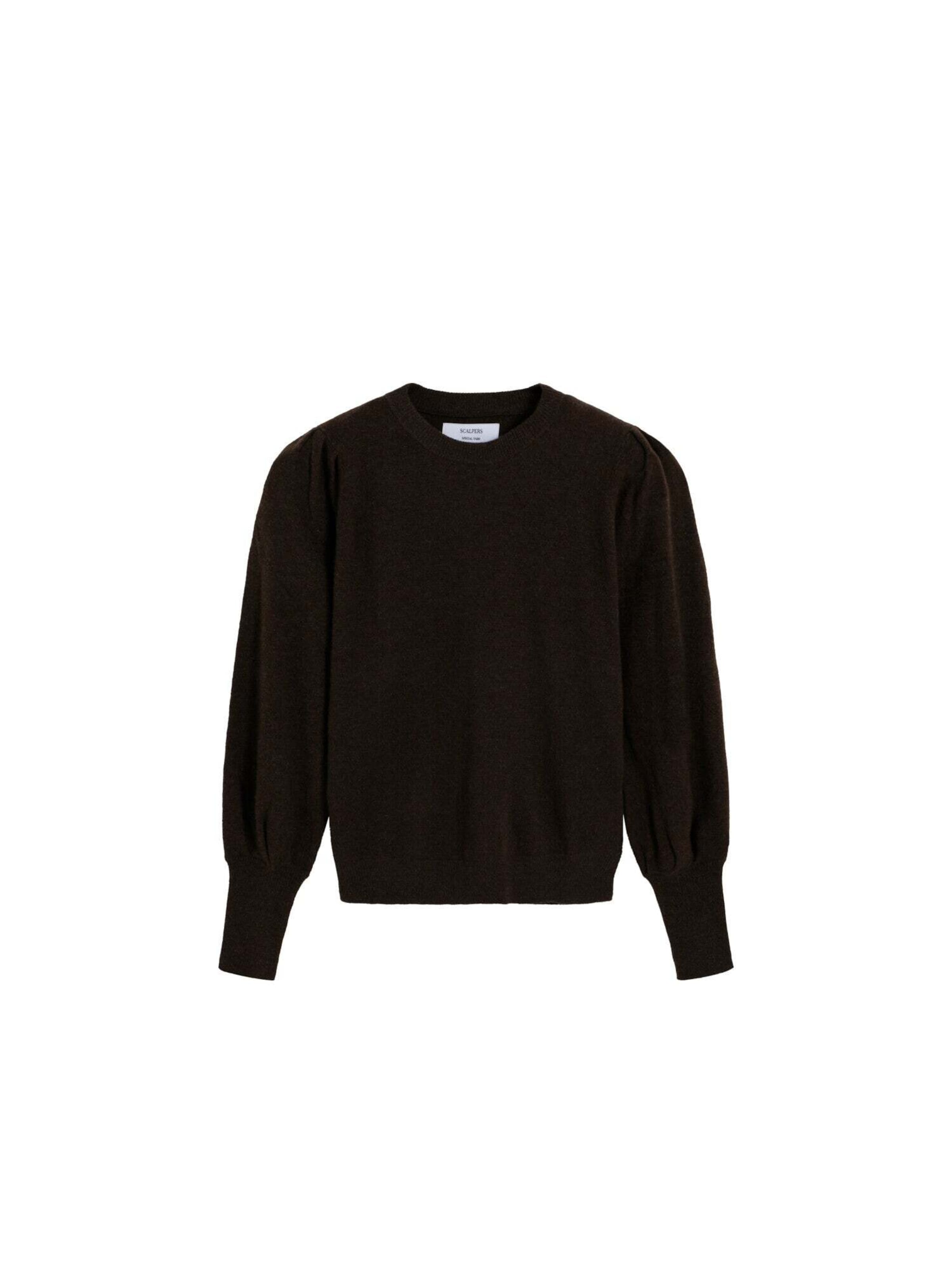 Scalpers Pullover 'Scjoyr' in Braun: Vorderseite