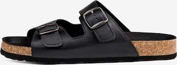 Ahinsa shoes Szandálok 'Pantolette Comfort' - fekete: elől