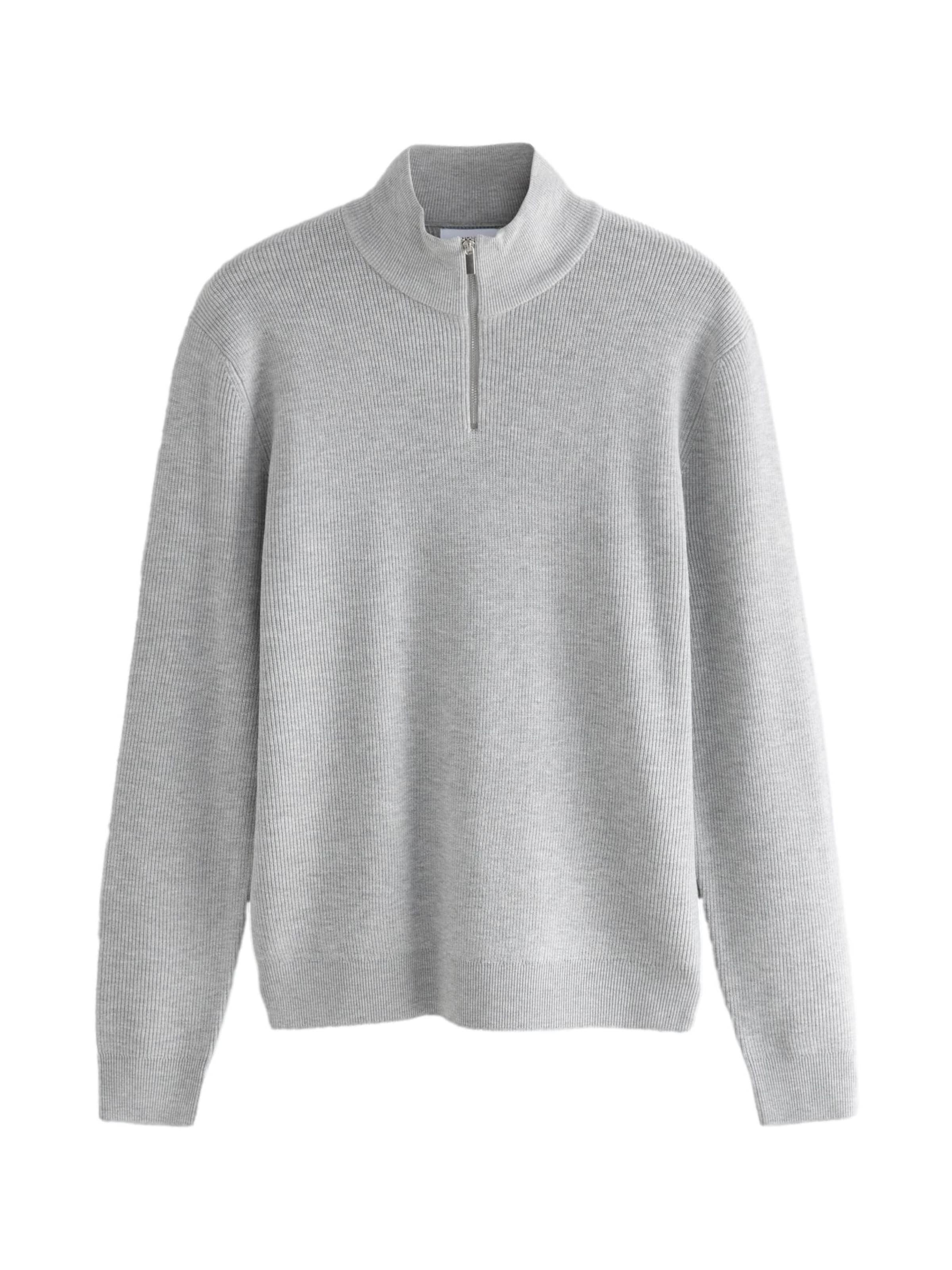 Next Pull-over 'Essential' en gris chiné, Vue avec produit