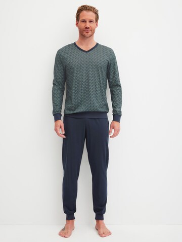 CALIDA Pyjama lang 'Cotton Special'‌‌‌‌‌‌‌ in Grau