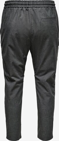 Tapered Pantaloni 'Linus' de la Only & Sons pe negru