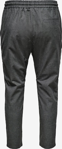 Tapered Pantaloni 'Linus' di Only & Sons in nero