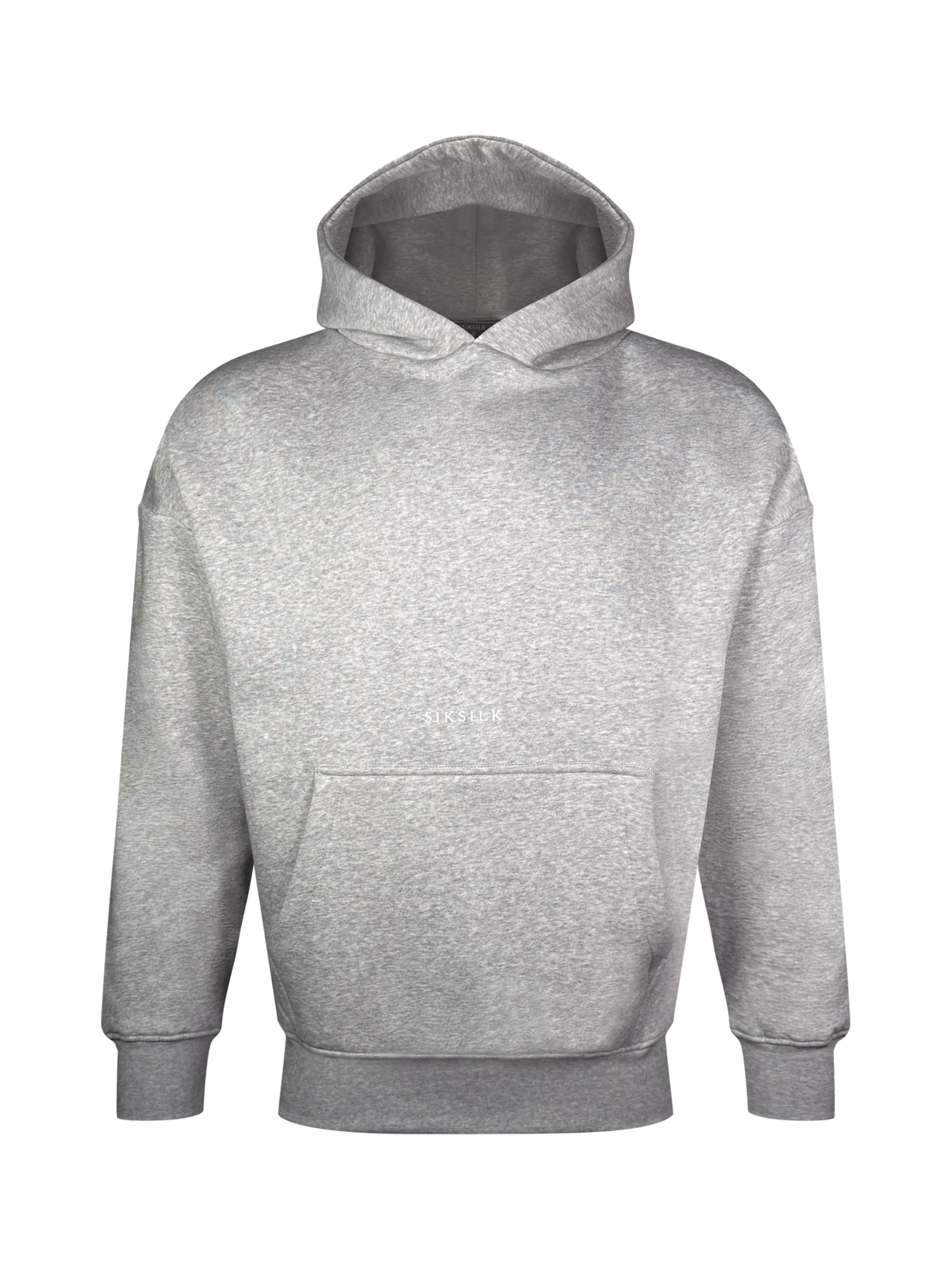 Sweat-shirt SikSilk en gris : devant