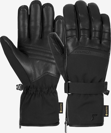 REUSCH Athletic Gloves 'Ethan GORE-TEX' in Black: front