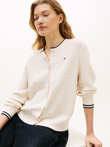 TOMMY HILFIGER Gebreid vest in Beige