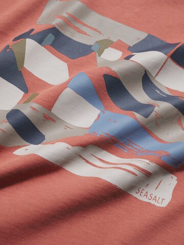Seasalt Cornwall T-Shirt 'Midwatch' in Orange