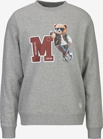 Sweat-shirt 'Nico' 19V69 ITALIA en gris : devant