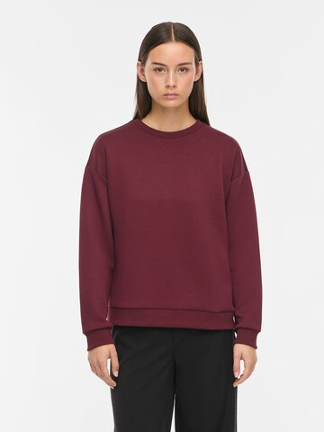 Sweat-shirt 'VISandy' VILA en marron : devant