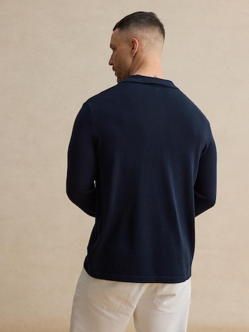 DAN FOX APPAREL Majica 'Yasin' | modra barva