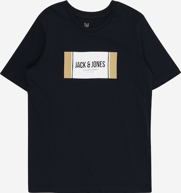 Jack & Jones Junior T-Shirt 'JJHAYATO' in Blau: Vorderseite