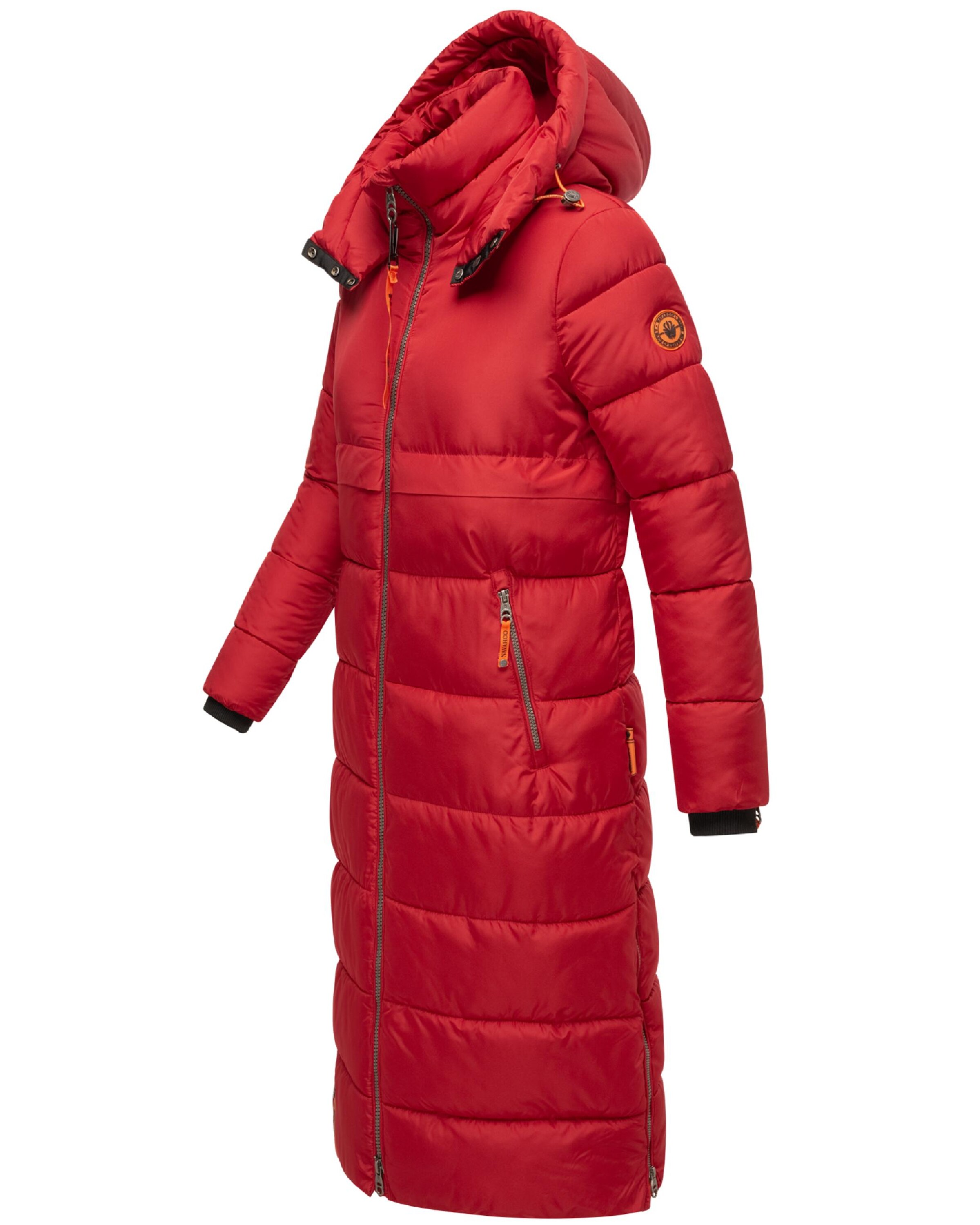 NAVAHOO Pitkä talvitakki värissä punainen