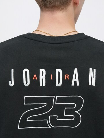 Bluză de molton de la Jordan pe negru