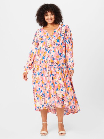 Robe 'MIA' Zizzi en rose : devant