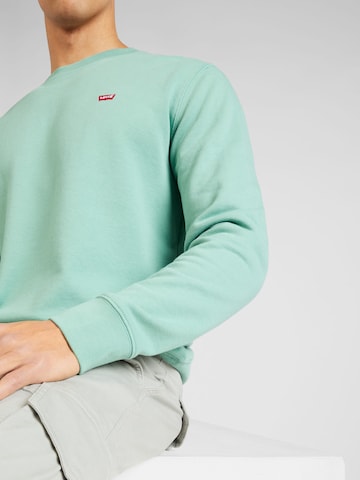 Coupe regular Sweat-shirt 'The Original HM Crew' LEVI'S ® en vert