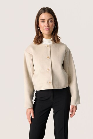 Veste mi-saison 'SLJada' SOAKED IN LUXURY en blanc : devant