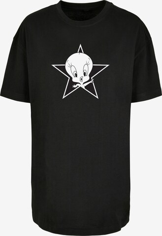 F4NT4STIC Shirt 'Looney Tunes Tweetie' in Black: front