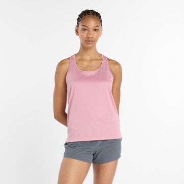 new balance - Top deportivo 'Essentials' en rosa: frente