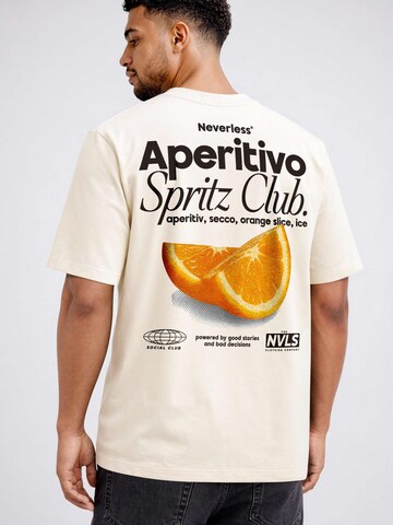Neverless Shirt 'Aperitivo' in Beige
