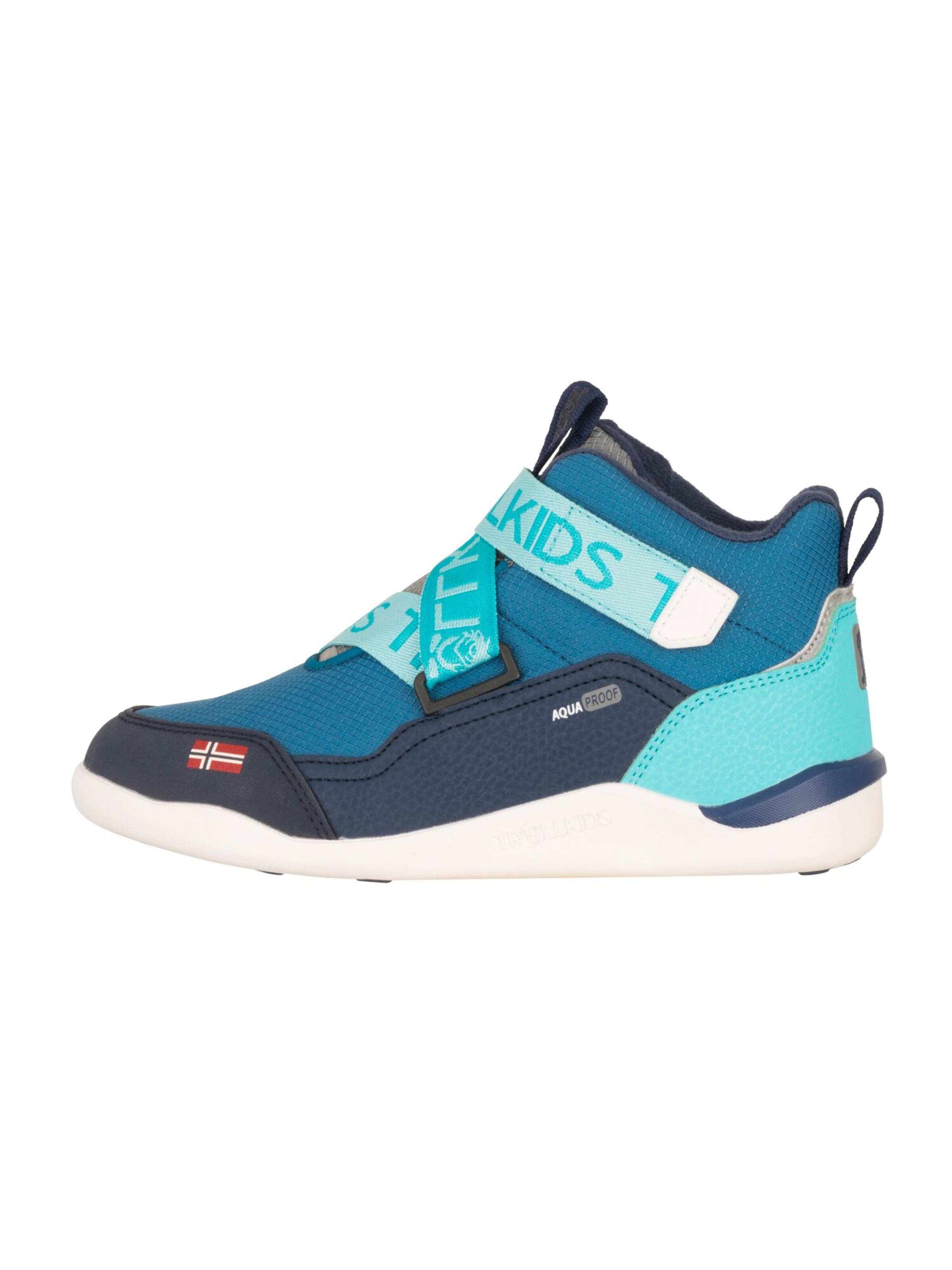 TROLLKIDS Snow Boots in Blue: front