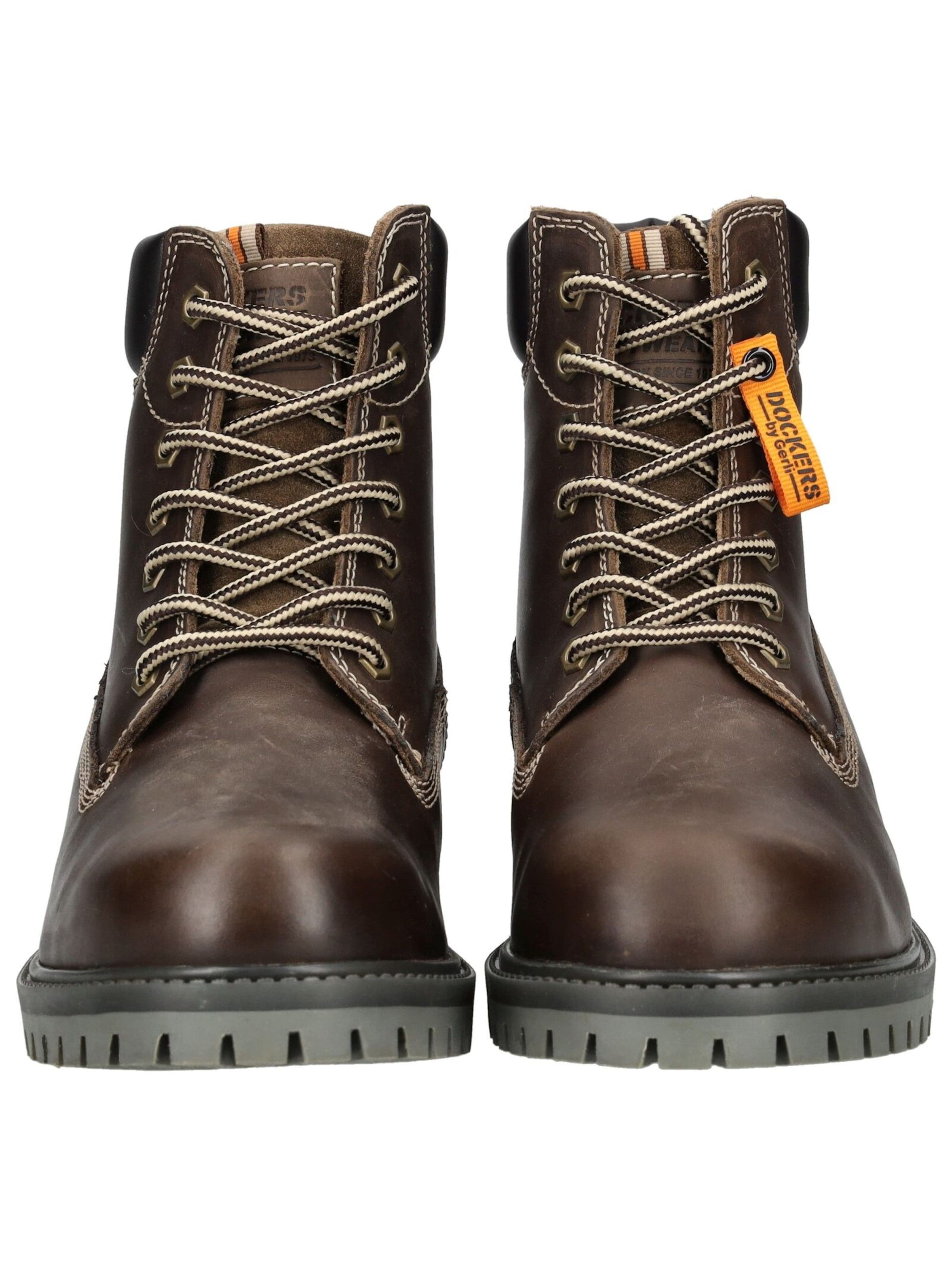 Dockers by Gerli Schnürboots in Braun