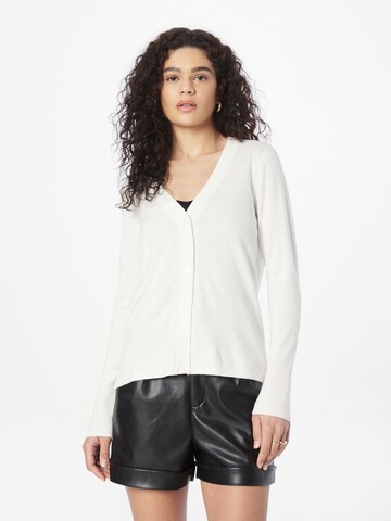 ESPRIT Gebreid vest in Wit: voorkant